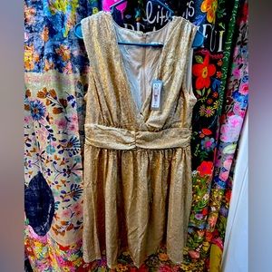 Gold Sequins Dress